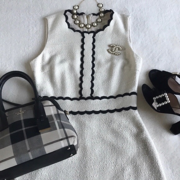 kate spade Dresses & Skirts - Kate Spade Scallop tweed dress